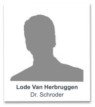 Lode Van Herbruggen Dr. Schroder