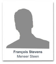 François Stevens Meneer Steen
